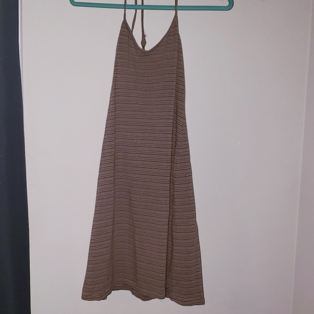 Old Navy striped halter dress
